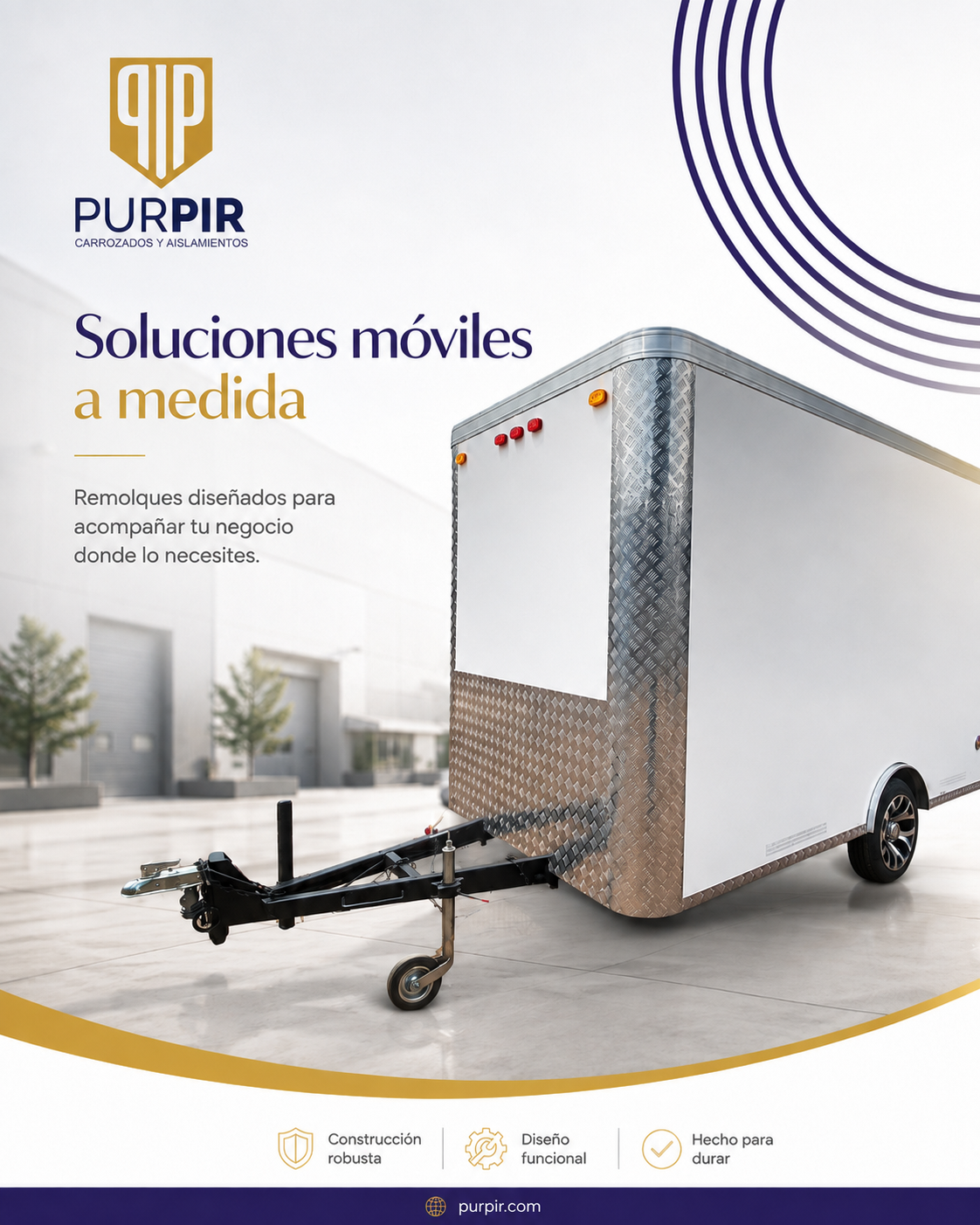 Food Trailer fabricado por PUR PIR