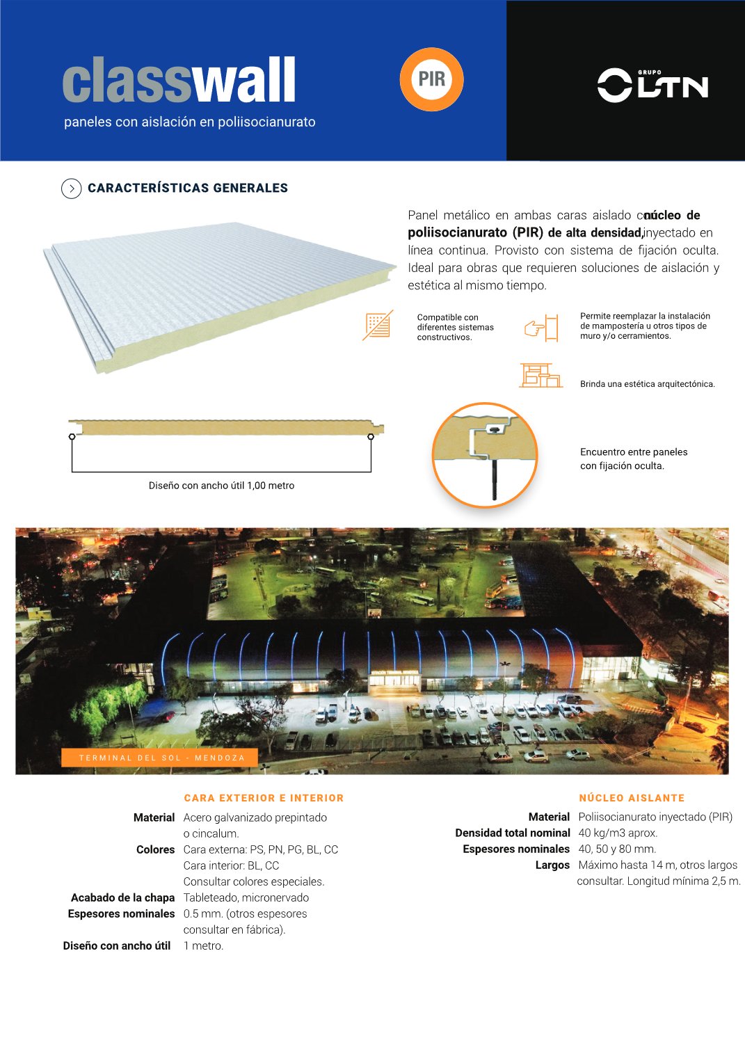 Ficha técnica Classwall