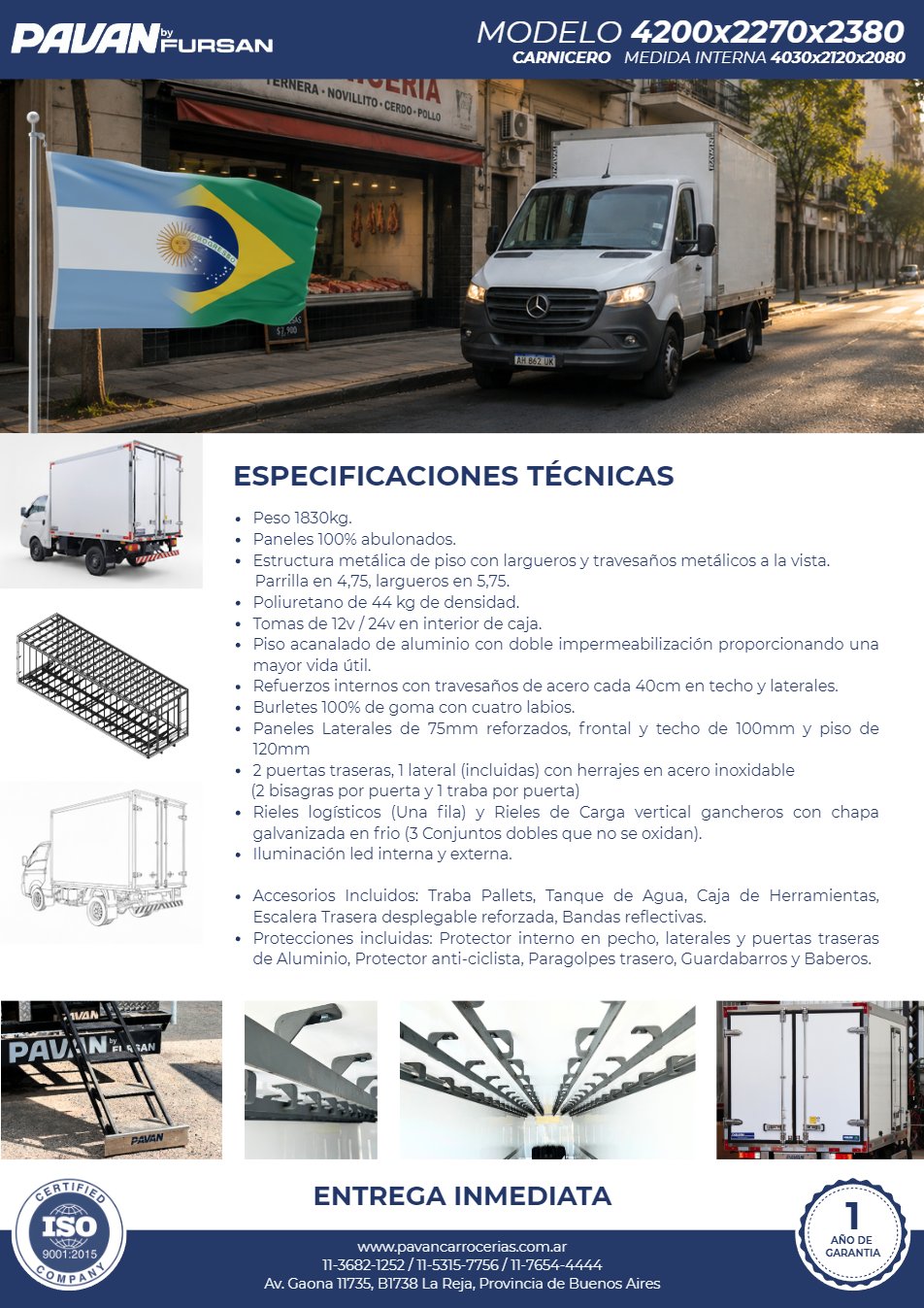 Ficha de un furgón carnicero PAVAN by Fursan