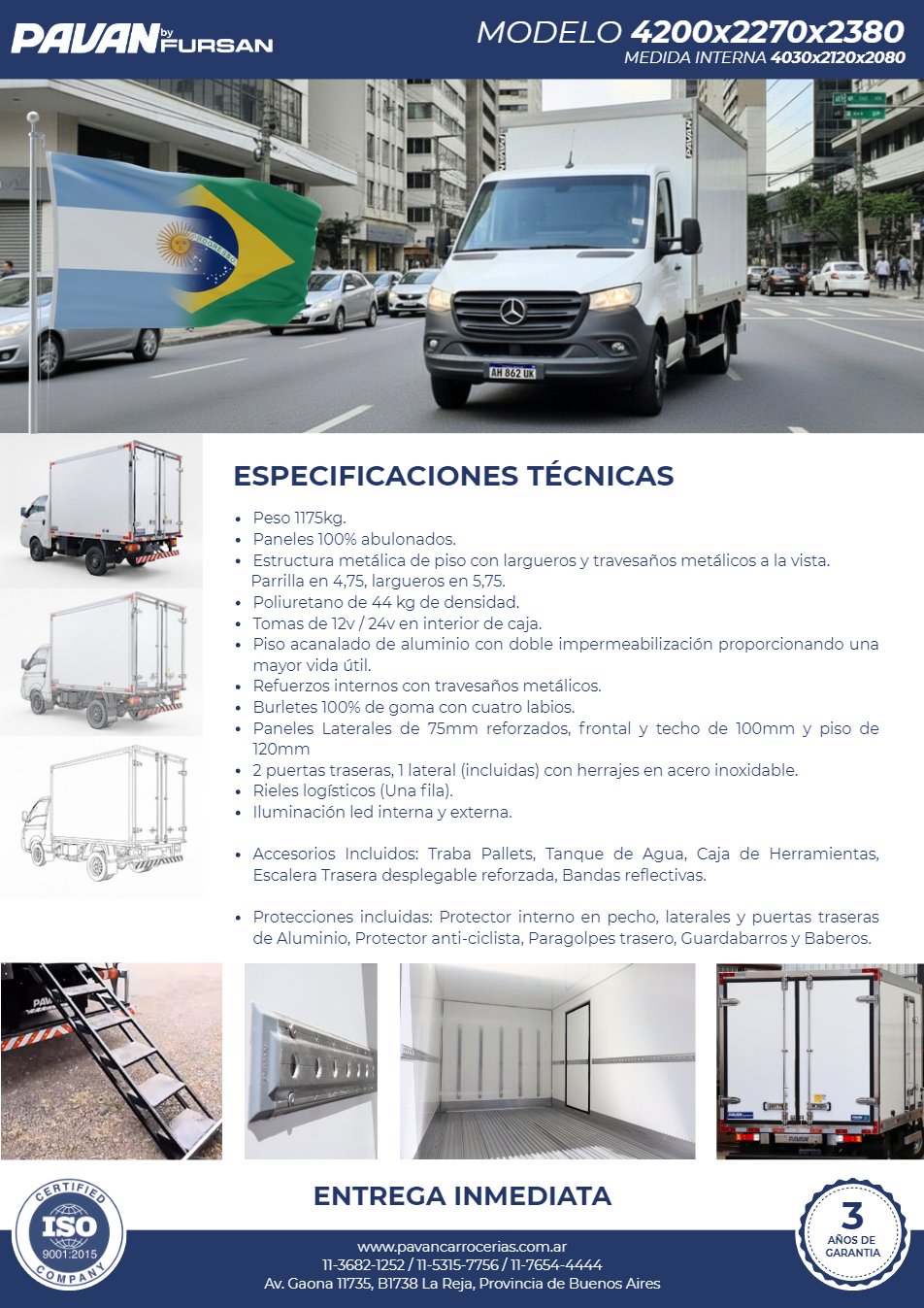 Ficha de un furgón PAVAN by Fursan
